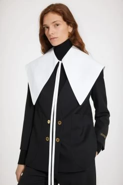 Collar In Organic Cotton Poplin