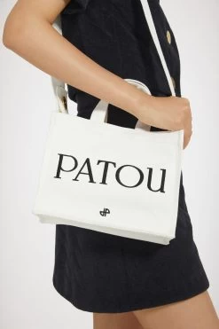 Small Patou Canvas Tote In Organic Cotton