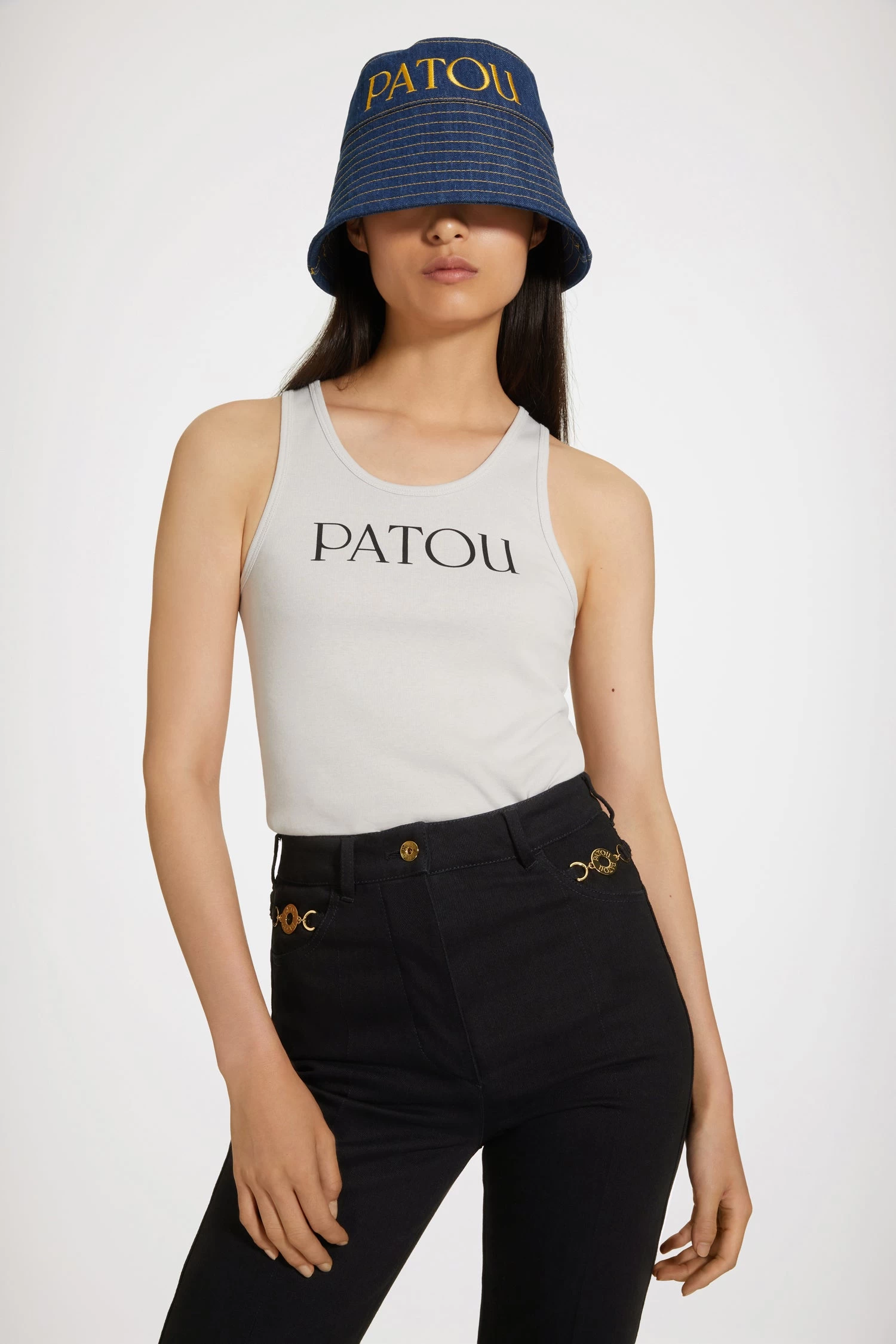 Patou Bucket Hat In Organic Cotton Denim 2 Patou Bucket Hat In Organic Cotton Denim – Image 2