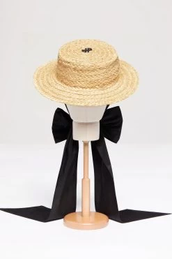 JP Boater Hat In Raffia -Patou AC0420140102V 11