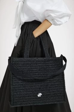 Large JP Tote In Raffia