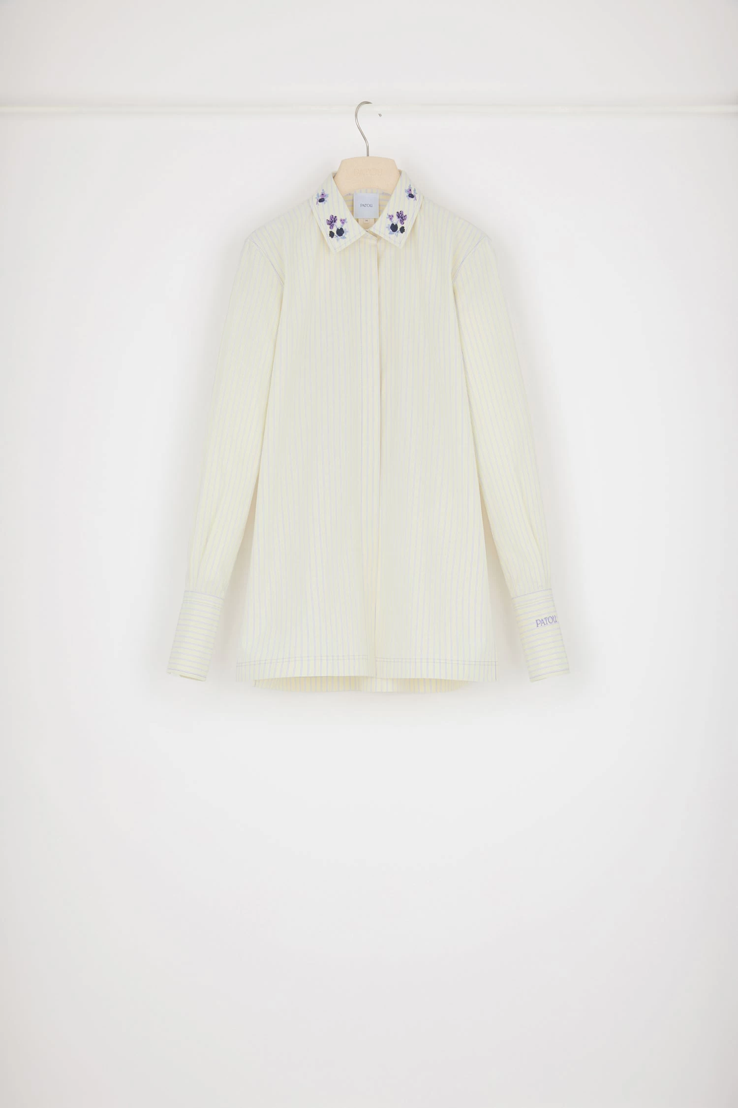 Signature Organic Cotton Shirt With Embroidered Collar 3 Signature Organic Cotton Shirt With Embroidered Collar – Image 3