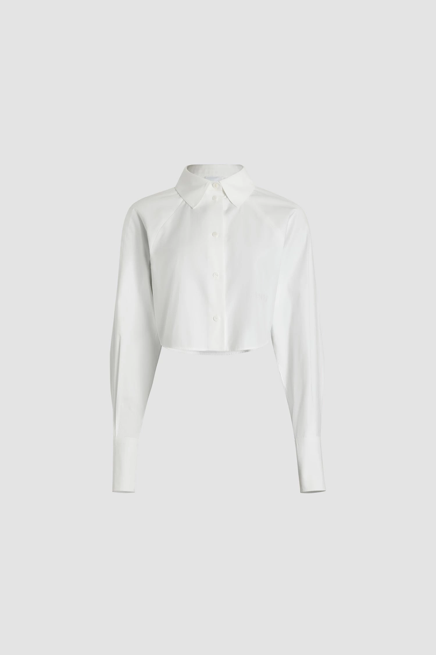 Cropped Shirt In Organic Cotton 1 Cropped Shirt In Organic Cotton