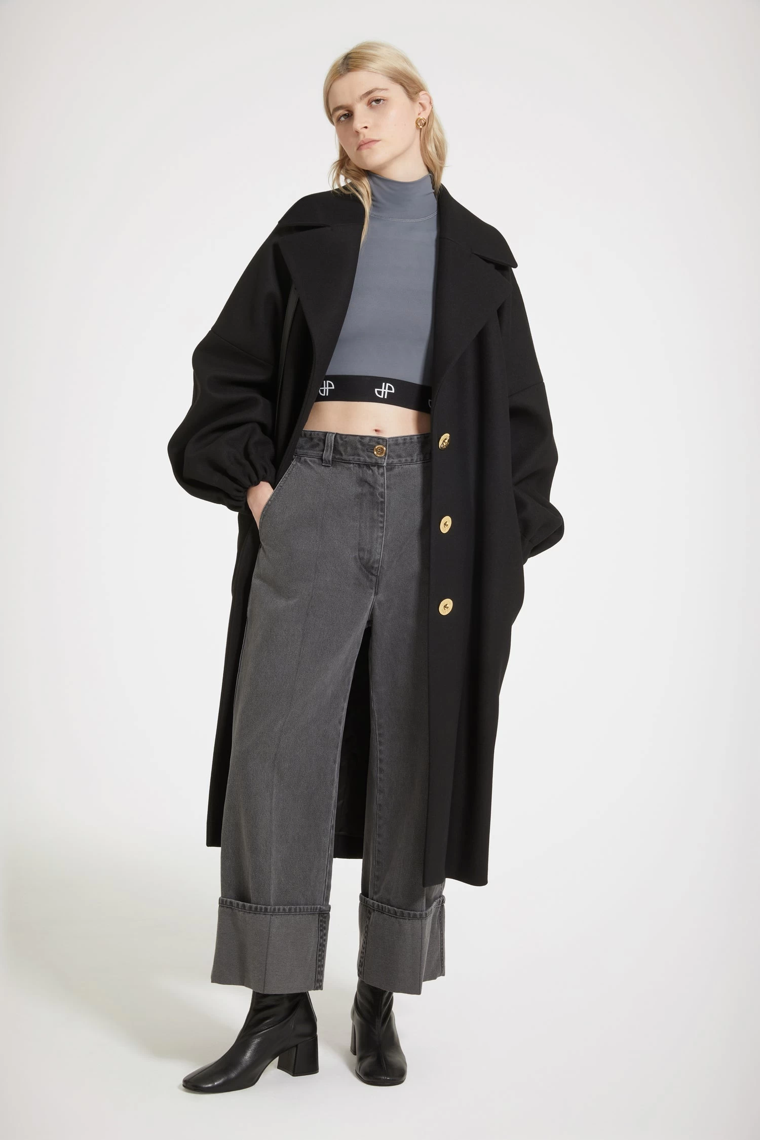 Cocoon Coat In Wool-blend Felt 3 Cocoon Coat In Wool-blend Felt â Image 3