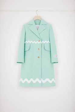 Wave Summer Coat In Cotton Tweed 7 Wave Summer Coat In Cotton Tweed -Patou CO0210177705G 10