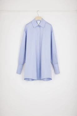 Mini Shirt Dress In Eco-friendly Satin -Patou DR0860152632B 10