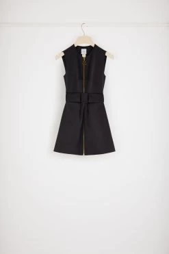 Zip-up Mini Dress In Recycled Satin 6 Zip-up Mini Dress In Recycled Satin -Patou DR0930122999B 10