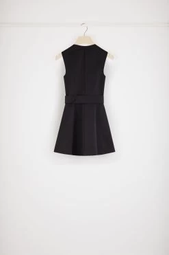 Zip-up Mini Dress In Recycled Satin 7 Zip-up Mini Dress In Recycled Satin -Patou DR0930122999B 11