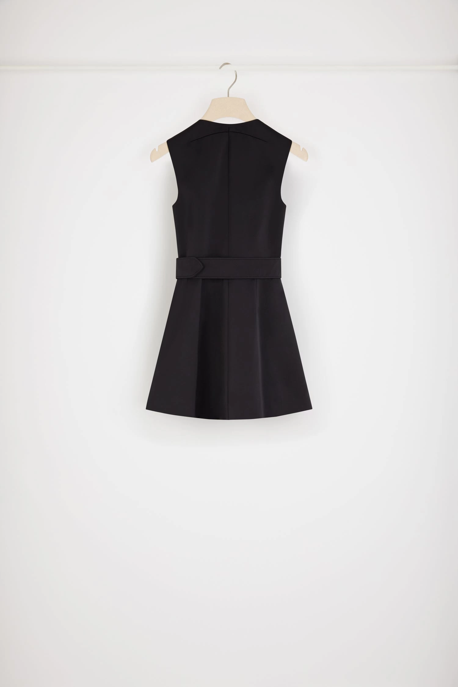 Zip-up Mini Dress In Recycled Satin 4 Zip-up Mini Dress In Recycled Satin – Image 4