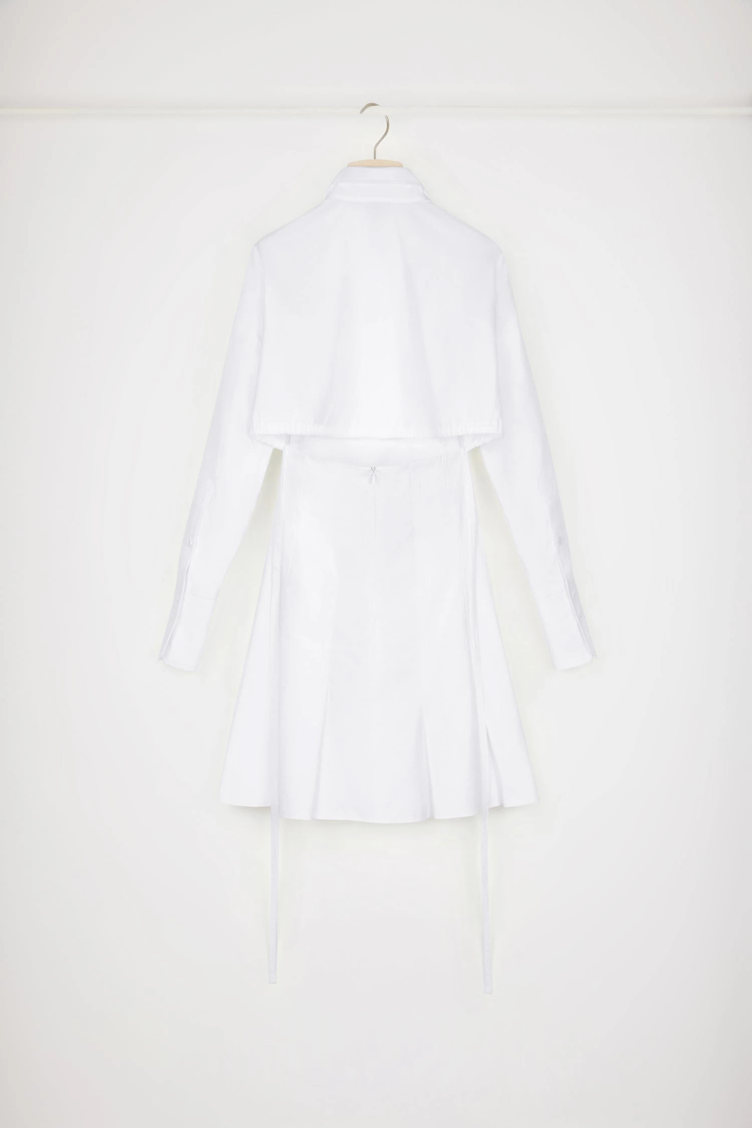 Pleated Shirt Dress In Organic Cotton 5 Pleated Shirt Dress In Organic Cotton â Image 5