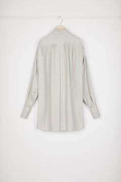 High-volume Mini Shirt Dress In Organic Cotton Blend -Patou DR1120022111S 11