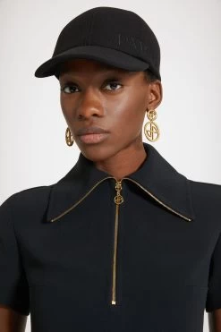 Skater Mini Dress In Technical Crepe -Patou DR1240150999B 03 Rhokaya