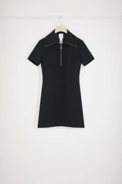 Skater Mini Dress In Technical Crepe -Patou DR1240150999B 10