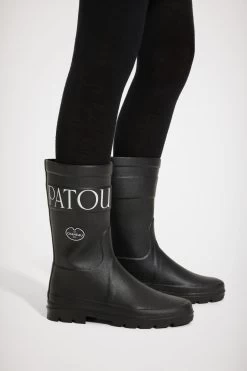 Patou X Le Chameau Mid-calf Rubber Boots