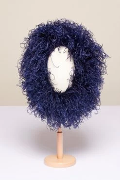 Feather Embellished Merino Wool Hat