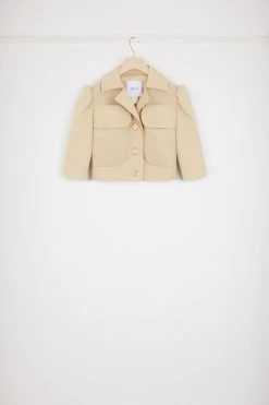 Cropped Jacket In Cotton Gabardine 7 Cropped Jacket In Cotton Gabardine -Patou JA0390074113B 10