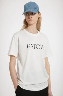 Patou Logo T-shirt In Organic Cotton -Patou JE0299999001W 01 Niekee