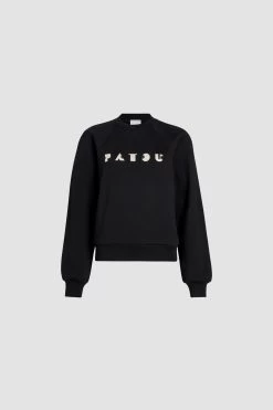 Patou 19 Embroidered Art Deco Patou Sweatshirt In Organic Cotton
