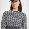 Cropped Jumper In Sustainable Wool Jacquard