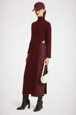 Ribbed Panel Jumper In Sustainable Wool