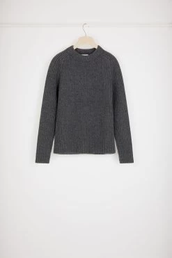 3D Collar Ribbed Jumper In Wool And Cashmere -Patou KN1408064963A 10