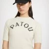 Patou Jacquard Top In Sustainable Alpaca Blend