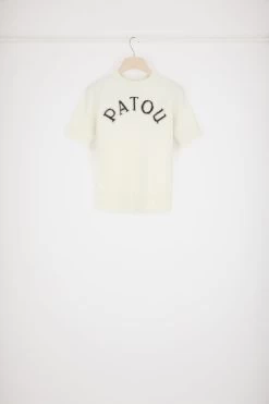 Patou Jacquard Top In Sustainable Alpaca Blend -Patou KN1498065009A 10