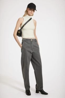 Sleeveless Top In Sustainable Alpaca Blend -Patou KN1508065009A 04 Niekee