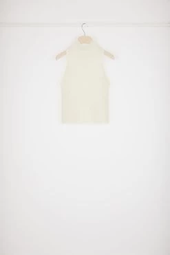 Sleeveless Top In Sustainable Alpaca Blend -Patou KN1508065009A 10