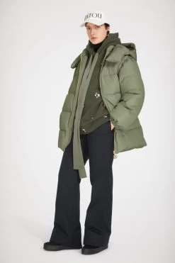 Patou 21 Puffer Coat With Detachable Sleeves In Recycled Polyester