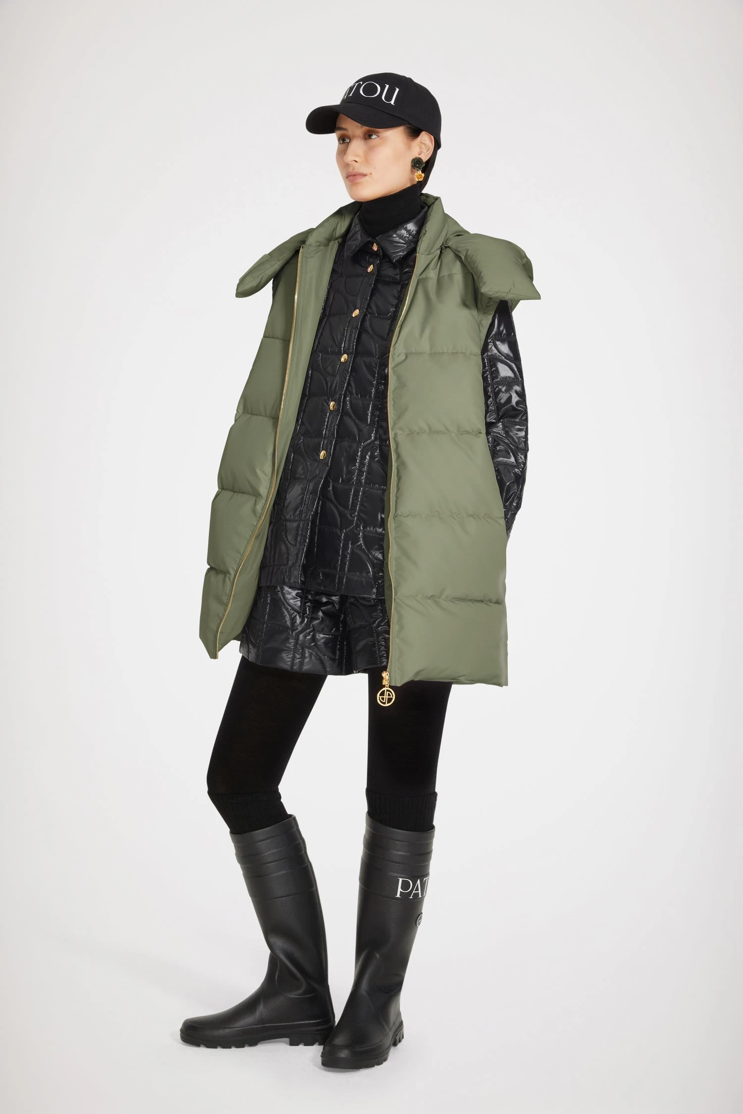 Puffer Coat With Detachable Sleeves In Recycled Polyester 2 Puffer Coat With Detachable Sleeves In Recycled Polyester â Image 2