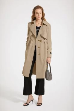 Trench Coat In Organic Cotton Gabardine