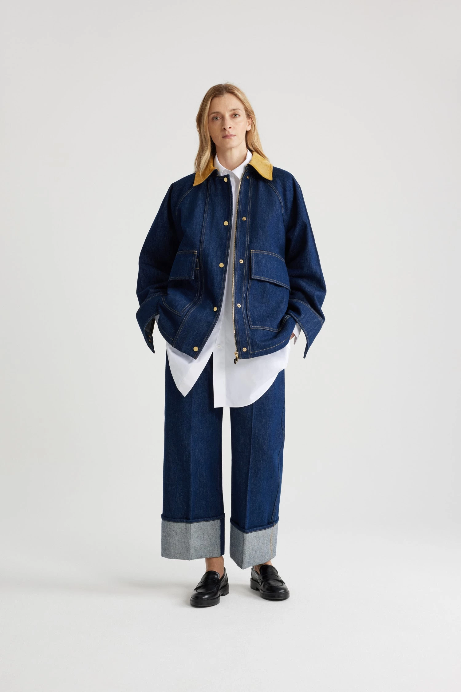 Relaxed Parka In Organic Denim 2 Relaxed Parka In Organic Denim â Image 2