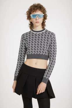 Pleated Mini Skirt In Wool-blend Felt -Patou SK0440148999B 01 Anna